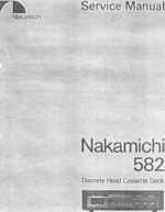 Nakamichi 582 OEM Service